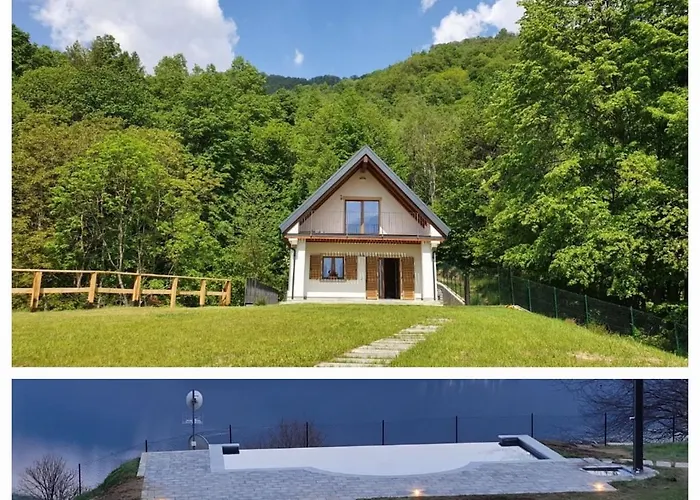 Stazzona, Casa A Punta, Vista Meravigliosa シャレー