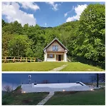Stazzona, Casa A Punta, Vista Meravigliosa Dağ evi