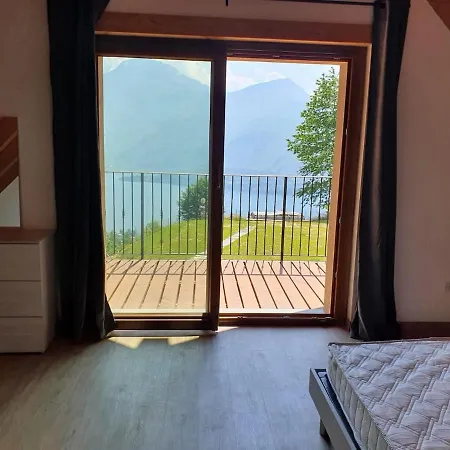 Stazzona, Casa A Punta, Vista Meravigliosa Dağ evi